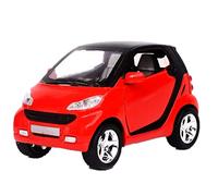 ARCADORA Échelle 1:32 pour Smart Fortwo Diecast Model Car Pullback Vehicle Toys Collection Toys, Kids Gift, with Sound and Light