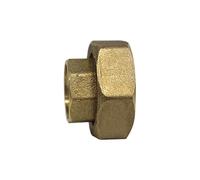 Arcanaute - Accessoires, raccords, pompes de chauffage et circulateurs - 1 Raccord Union Droit 2 pièces Femelle/Femelle douille 3/4'' (20/27) - écrou Ø1''1/4 (33/42) (à joint plat) -
