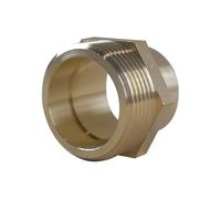 Arcanaute - Raccord laiton à souder - Manchon Mâle 243 GCU 1"1/4 (33/42) - Tube Cuivre Ø32 -