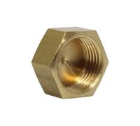 Arcanaute - Raccord laiton à visser - Bouchon Laiton Femelle 5/8" (17/23) -