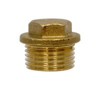 Arcanaute - Raccord laiton à visser - Bouchon mâle avec collerette 1/2" (15/21) - Arcanaute