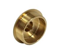 Arcanaute - Raccord laiton à visser - Bouchon mâle avec collerette 2" (50/60) -