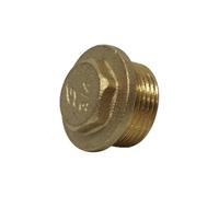 Arcanaute - Raccord laiton à visser - Bouchon mâle avec collerette 3/4" (20/27) - Arcanaute