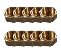 Arcanaute - Raccord laiton à visser - Lot de 10 Bouchons Laiton Femelle 1" (26/34) -