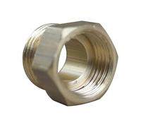 Arcanaute - Raccord laiton à visser - Mamelon Laiton Réduit Mâle/Femelle - 5/8" - 1/2" (17/23 - 15/21) -