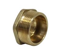 Arcanaute - Raccord laiton à visser - Mamelon Mâle Femelle réduit 1''1/4 (33/42) - 1/2" (15/21) - Arcanaute