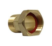 Arcanaute - Raccord laiton à visser - Raccord 2 pièces compteur Mâle 1"1/4 (33/42) - Ecrou Prisonnier 1"1/2 (40/49) - Arcanaute