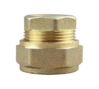 Arcanaute - Raccord laiton bicône - Bouchon bicone - Cuivre Ø22 -