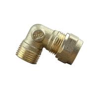 Arcanaute - Raccord laiton bicône - Coude bicone 3/8" (12/17) Mâle - Cuivre Ø12 - Arcanaute