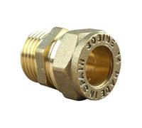 Arcanaute - Raccord laiton bicône - Raccord bicône droit Mâle 1/2" (15/21)-Cuivre 14