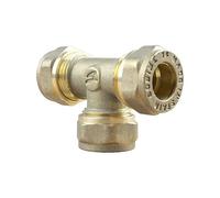 Arcanaute - Raccord laiton bicône - Té bicône égal Cuivre 14