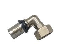 Arcanaute - Raccord multicouche à sertir - Raccord multicouche à sertir TH - Coude Femelle écrou libre 1/2" (15/21) - Ø16x2,0 -