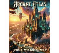 Arcane Atlas: Color A World Of Wonders (Ethereal Kingdoms: An Odyssey Of Magic And Mystery)