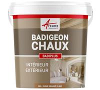 ARCANE INDUSTRIES Badigeon à la Chaux, décoration intérieure, extérieur, Maison : Badiplus - 5 kg (jusqu'à 25 m²) Rome - Orangé Clair