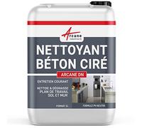 ARCANE INDUSTRIES Nettoyant Spécial Béton Ciré 2 L | Nettoie et Dégraisse, Enlève les Taches de Surface, Ph Neutre, Tous Supports, sans Traces Grasses - Arcane Industries