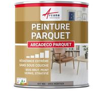 ARCANE INDUSTRIES Peinture pour parquet Bois, stratifié - 1 kg Gris Mortier - RAL 060 60 05