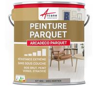ARCANE INDUSTRIES Peinture pour parquet Bois, stratifié - 4 kg Gris Mortier - RAL 060 60 05