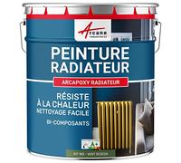 Peinture Radiateur - Fonte acier alu chauffage toutes couleurs PEINTURE RADIATEUR - 1 kg (jusqu'à 5 m² en 2 couches) Vert Réséda - RAL 6011 - ARCANE INDUSTRIES