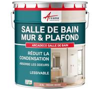 Peinture salle de bain, mur et plafond, condensation - 2.5 L Rouge beige - RAL 3012 - ARCANE INDUSTRIES