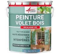 Peinture volet bois extérieur couleur Bleu Pastel - RAL 5024 0.5 L