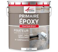 ARCANE INDUSTRIES Résine epoxy Transparente, Primaire, sous Couche, accrochage, béton, métal, fixateur : Fixateur epoxy - 25 kg