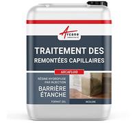 Traitement des murs humides injection produit contre humidité intérieur extérieur ARCAFLUID 20 L