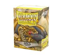 Arcane Tinman ART11006 Sleeves: Dragon Shield Matte Gold Standard 100pk-Gold, One Size