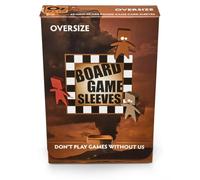 Arcane Tinman AT-10428 Board Game Sleeves: Oversize (Non-Glare) 82x124mm 50pk, Clear