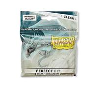 Protections de cartes - Arcane Tinmen - Dragon Shield - Perfect Fit Sideloader - Transparent - Lot de 100