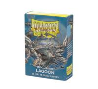 Arcane Tinman Dragon Shield Lot de 60 pochettes japonaises doubles mates - Orchidée, eucalyptus, lagon, foudre ou neige (Lagon)