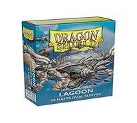 Arcane Tinman Dragon Shield Dual Lot de 60 manchons japonais mats - Orchidée, eucalyptus, lagon, Lightning ou neige (lagon)