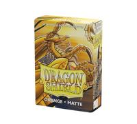 Protèges Cartes - Dragon Shield - Sleeves Mini Matte - Orange - Lot de 60 - Format JAP