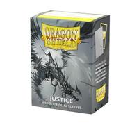 Dragon Shield - Protège-cartes Matte DUAL - Justice - 100 manchons Taille Standard