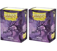 Arcane Tinmen ApS ART15062 Dragon Shield Matte - Dual Soul (Metallic Purple) (Lot de 2)