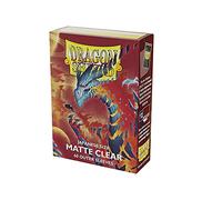 Dragon Shield Pochettes extérieures AT-13352 mat transparent Taille japonaise Lot de 60 pour cartes