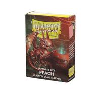 Arcane Tinmen Dragon Shield - Pochettes japonaises mates : double Peach 60CT - Les pochettes pour cartes sont lisses et résistantes - Compatibles avec Yugioh & Cardfight Vanguard, noir (AT-15153)