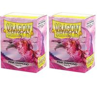 Arcane Tinmen Dragon Shield Sleeves Matte: Pink Diamond Sleeves (Box of 100), AT-11039 (Lot de 2)