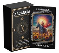 Arcane : un jeu hybride de tarot-oracle avec mots-clés étendus par River Aether - 78 cartes de tarot avec des significations pour les débutants et les lecteurs avancés