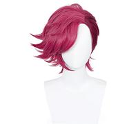 Arcane Vi Perruque de cosplay résistante à la chaleur Cheveux synthétiques Carnaval Halloween Fête Accessoires