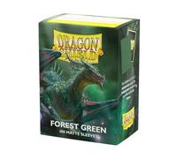 ARCANETI Dragon Shield AT-11056 Lot de 100 pochettes mates Vert forêt