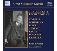 Fritz Kreisler the Complete Recordings Vol 9