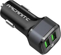 ARCANITE Chargeur de voiture USB-A double port Quick Charge 3.0 36W 6A
