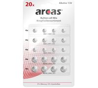 Arcas 127 92000 - Pack de 20 piles 1.5 V