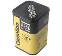 Arcas Pile alcaline Zinc Air 4LR25 6 V, 25 Ah, 130 Wh, avec jusqu'à 4 fois plus de puissance que la norme 4R25