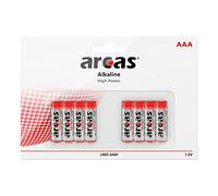 Arcas Set de 8 Piles LR03 AAA 1,5 V