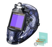 ARCCAPTAIN masque de soudage à obscurcissement automatique avec lumière pour casque de soudage de coupe MIG MAG TIG 1/1/1/1 capuchon facial de soudeur de couleur vraie D