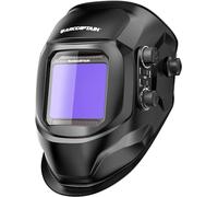 ARCCAPTAIN Masque de Soudeur Automatique 100 x 93 mm Avec Grand Champ de Vision, Couleur Réelle Entièrement Automatique, Casque de Soudeur Avec Couleur Véritable, Large Ombre 4/9-13 Pour MIG, TIG, ARC
