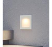 Arcchio Applique encastrable LED Zamo, blanc, 11 cm, métal, IP65 Zamo Arcchio, dimmable, blanc, Couloir, Aluminium, Moderne, Applique extérieure