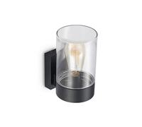 Arcchio Applique Exterieur Liljana à intensité variable (Moderne) en Noir Aluminium (1 lampe,à E27), Murale Exterieur, Luminaire Lampe Jardin, Eclairage