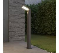 Arcchio, borne lumineuse LED Yolena, détecteur, 100 cm, anthracite Yolena Arcchio, noir, Aluminium, Moderne